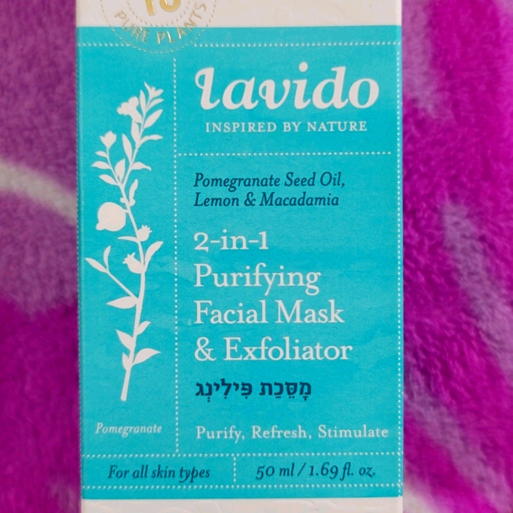 Lavido 2in1 Purifying Facial Mask & Exfoliator